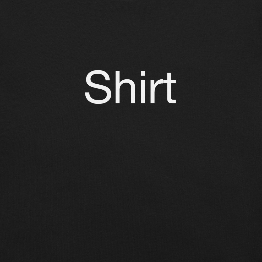 SHIRT BLACK